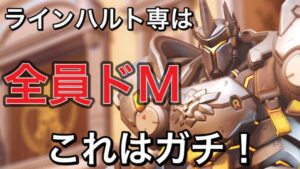 オーバーウォッチでラインハルトを好んで使う人は絶対ドM！これはガチ！俺がメインタンクを使わない理由【オーバーウォッチ】
