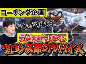 【コーチング】元Valorantプロ(ブロンズ帯)の友達をコーチングしたらただのエイムゴリラだった ブロンズ帯DPS Part1【オーバーウォッチ】