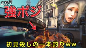 キャリーとトロールは紙一重?!ロードホッグの初見殺しポジに心臓が止まりかけた件ｗｗ【オーバーウォッチ】