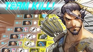 【オーバーウォッチ】AIMの調子最高で偏差当て放題！？エコーもトレーサーも関係なく打ち抜くハンゾーが気持ち良すぎる！！！