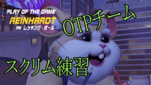 OTPだけのスクリム【レッキングボール】【オーバーウォッチ】