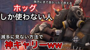 これは豚神！ロードホッグ専が味方にきた結果 滅多に見ない方法で神キャリーをしてくれたｗｗｗ【オーバーウォッチ】
