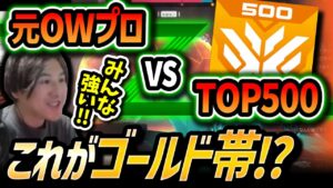 ゴールド帯で突如勃発した元プロ VS TOP500の試合【Overwatch2/オーバーウォッチ2】