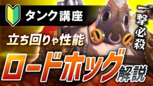 タンク随一のキル性能！巨漢デブ｢ロードホッグ｣の性能徹底紹介＆立ち回り解説 【オーバーウォッチ2】