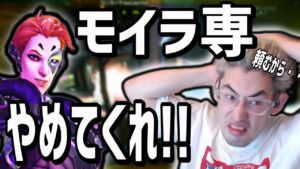 絶対にキャラを変えないモイラ現る。ta1yo発狂【ta1yo切り抜き】OWランク