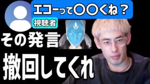 エコーの強さを視聴者に見せつけるta1yo【ta1yo切り抜き】OW