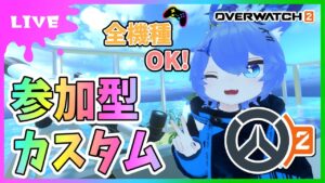 【#オーバーウォッチ2】参加型カスタム！(5vs5・6vs6) 全機種OK！夜更かしOWやろう～！！！【初見さん参加大歓迎！】【あぬびすとーん / Vtuber】
