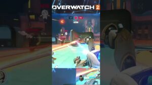 [オーバーウォッチ２]あまりにもサポが厚過ぎてタンクになるシンメトラ　#shorts