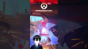 【#ow2  #シーズン10】エコーclipsハンマーダウンを受けながらも…… #shorts 【#vtuber #桐岡廉人】 #ow2clips #オーバーウォッチ2